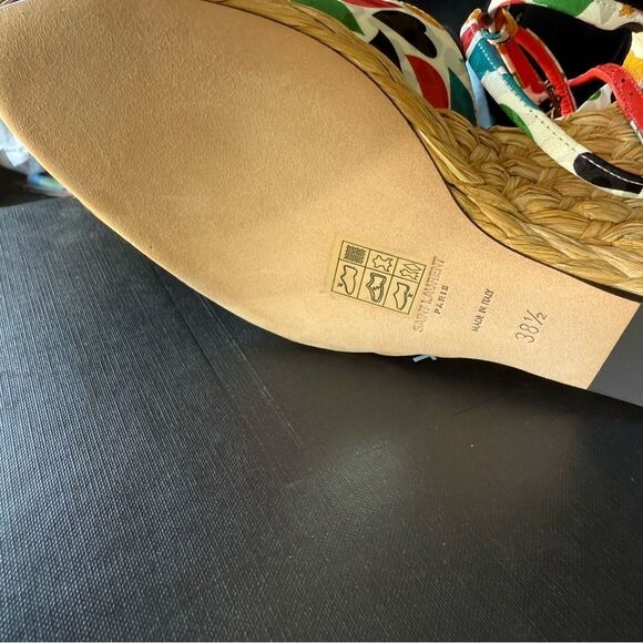 Brand new Saint Laurent Multicolor Women's Sandals size 8.5 - Picture 8 of 10